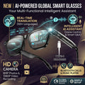 Smart Camera Glasses with 8MP 4K POV Video & Audio