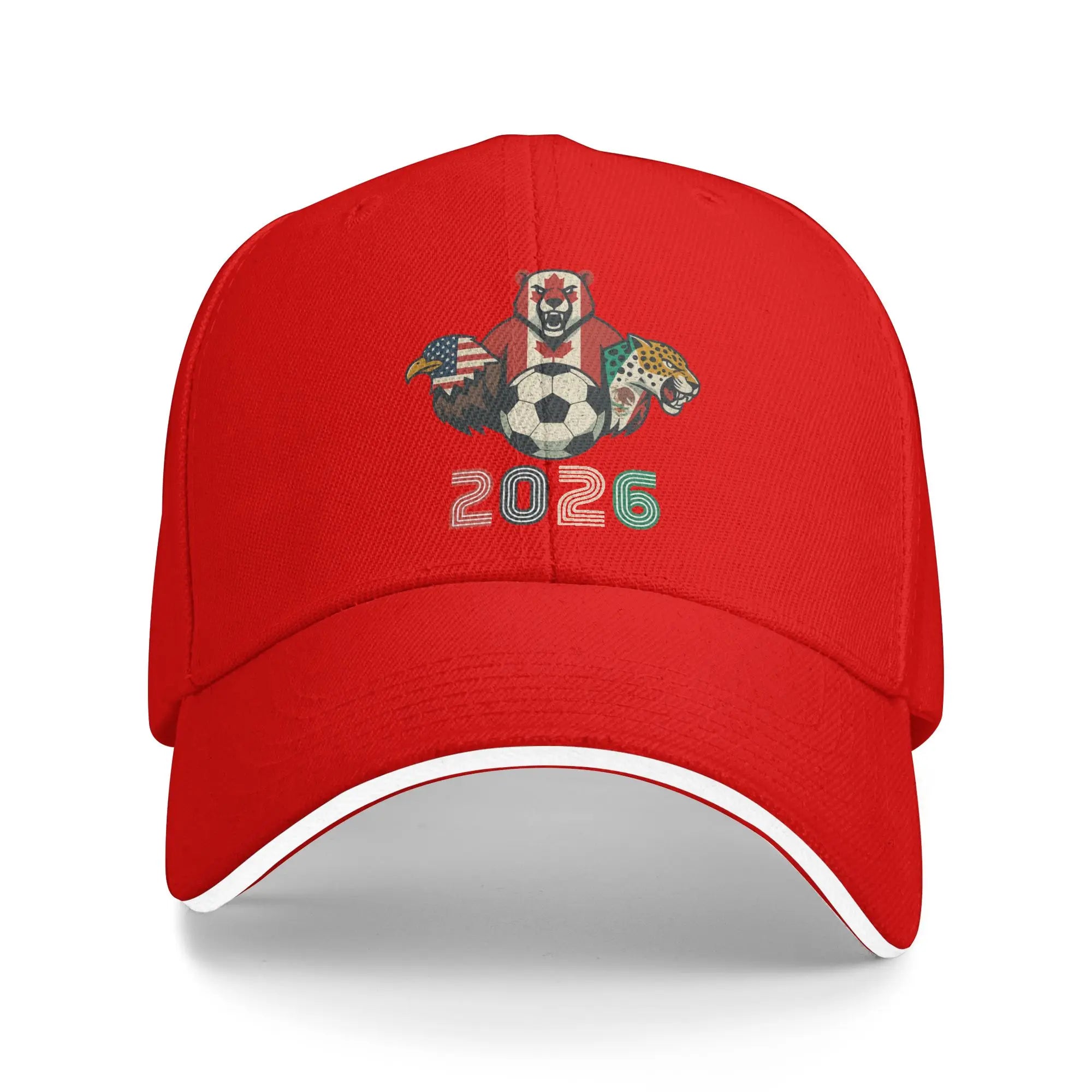 Women Men Usa Canada Mexico Soccer 2026 Outdoor Hat Football Match Sun Cap New Baseball Cap Sunscreen Sunshade