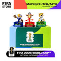 FIFA Official Licensed 2026 World Cup Mascot 3-Piece Collectible Set, Fan Memorabilia - Maple & Zayu & Clutch / 6cm/2.36in 6QCA