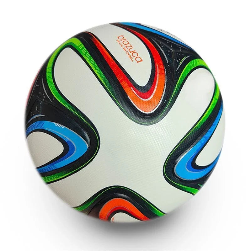 2014 Match PU Soccer ball Men Professional Size 5 Futbol Child Outdoor Sports Training ball High Quality Adult Team Footballs