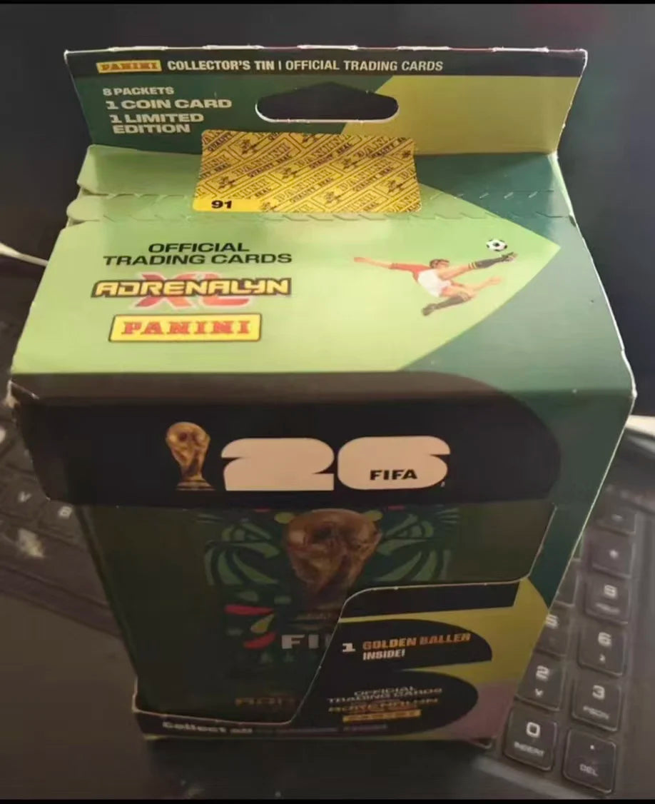 Panini 2026 World Cup Adrenalyn XL Star Card Fat Box Big Iron Box Messi C Ronaldo Mbappe Character Peripheral Collection Card
