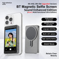 Smartphone Magnetic Monitor Screen Projector Phone Rear Camera Vlog Selfie for Live Stream Video Recording for Android iPhone