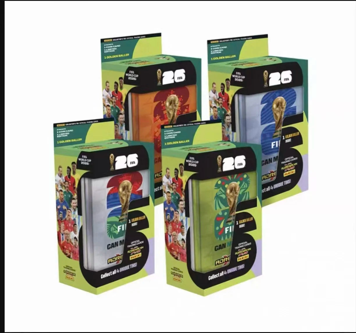 Panini 2026 World Cup Adrenalyn XL Star Card Fat Box Big Iron Box Messi C Ronaldo Mbappe Character Peripheral Collection Card