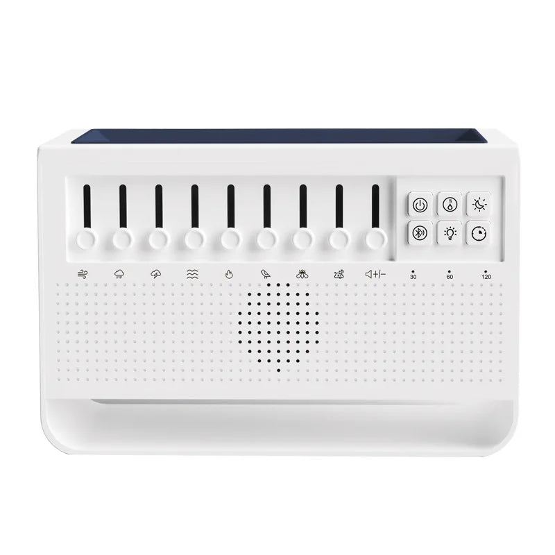 White Noise 3 in 1 Bluetooth Speaker Sleep Aid Night Light Humidifier All-in-one Machine 8 Nature Sound Essential Oil Diffuser